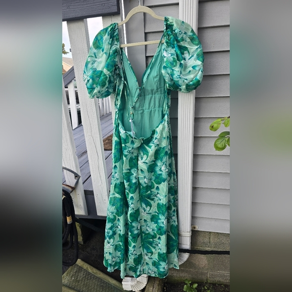 Adeliza Maci Dress - Green Floral - Picture 6 of 10